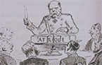 Caricatura de la conferència de Berlín