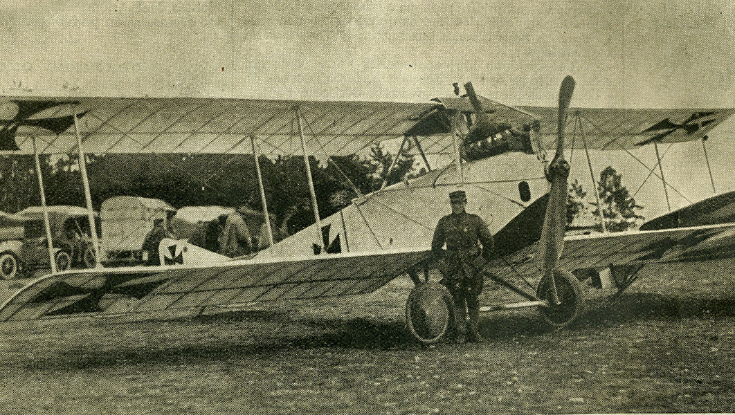 Avió alemany abatut